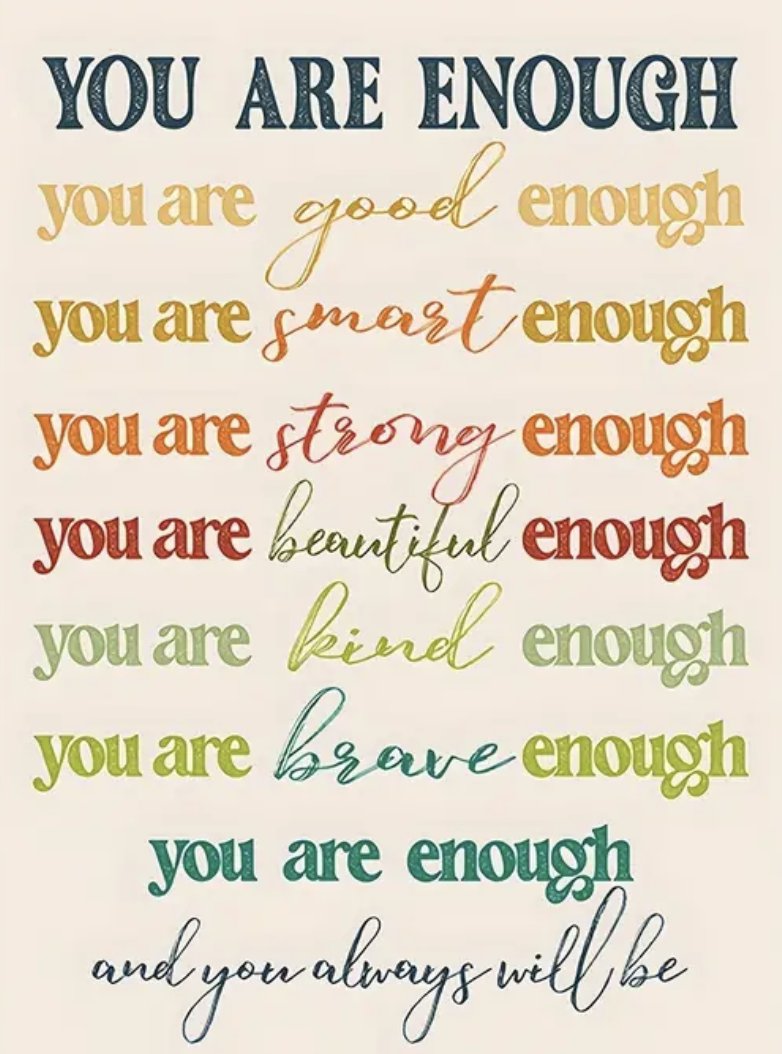 In case you needed to hear this today: