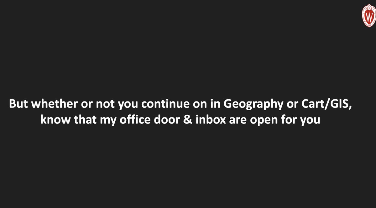 just wrapped up my first full calendar year of teaching as prof at <a href="/UWMadison/">UW–Madison</a> <a href="/UWMadisonGeog/">UW-Madison Geography</a> and feeling elated