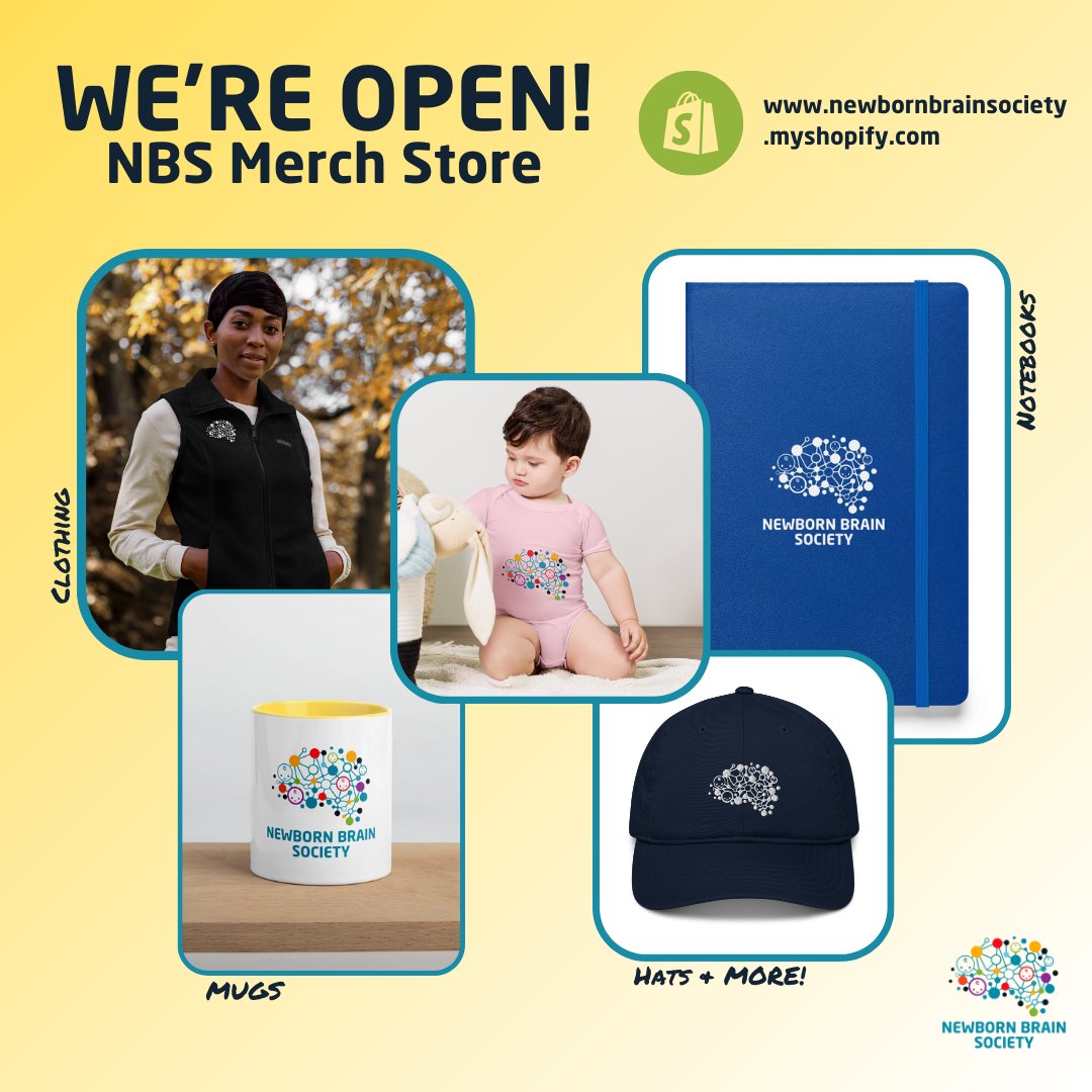 🎉 Exciting News! 🎉 Announcing the launch of the Newborn Brain Society Merch Store! 🧠✨ newbornbrainsociety.myshopify.com

🛍️ Explore our exclusive collection of merchandise that showcases your support for NBS and helps us make a difference in the lives of newborns and their families.
