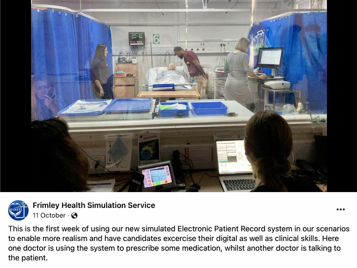 Arron Thind (@arronthind) on Twitter photo So pleased to see SimEPR in action at <a href="/quest_sim/">QuEST</a>, <a href="/FrimleyHealth/">Frimley Health NHS Foundation Trust 💙</a> 🤩
Credit to <a href="/CatcherPaul/">Paul Wilder</a> & team for the 📷
SimEPR is a novel training electronic patient record I built to make simulation training more realistic & end use of paper!
Website: simepr.com
<a href="/EastSim/">SimNet Kent, Surrey & Sussex and SouthEast</a> So pleased to see SimEPR in action at <a href="/quest_sim/">QuEST</a>, <a href="/FrimleyHealth/">Frimley Health NHS Foundation Trust 💙</a> 🤩
Credit to <a href="/CatcherPaul/">Paul Wilder</a> & team for the 📷
SimEPR is a novel training electronic patient record I built to make simulation training more realistic & end use of paper!
Website: simepr.com
<a href="/EastSim/">SimNet Kent, Surrey & Sussex and SouthEast</a>