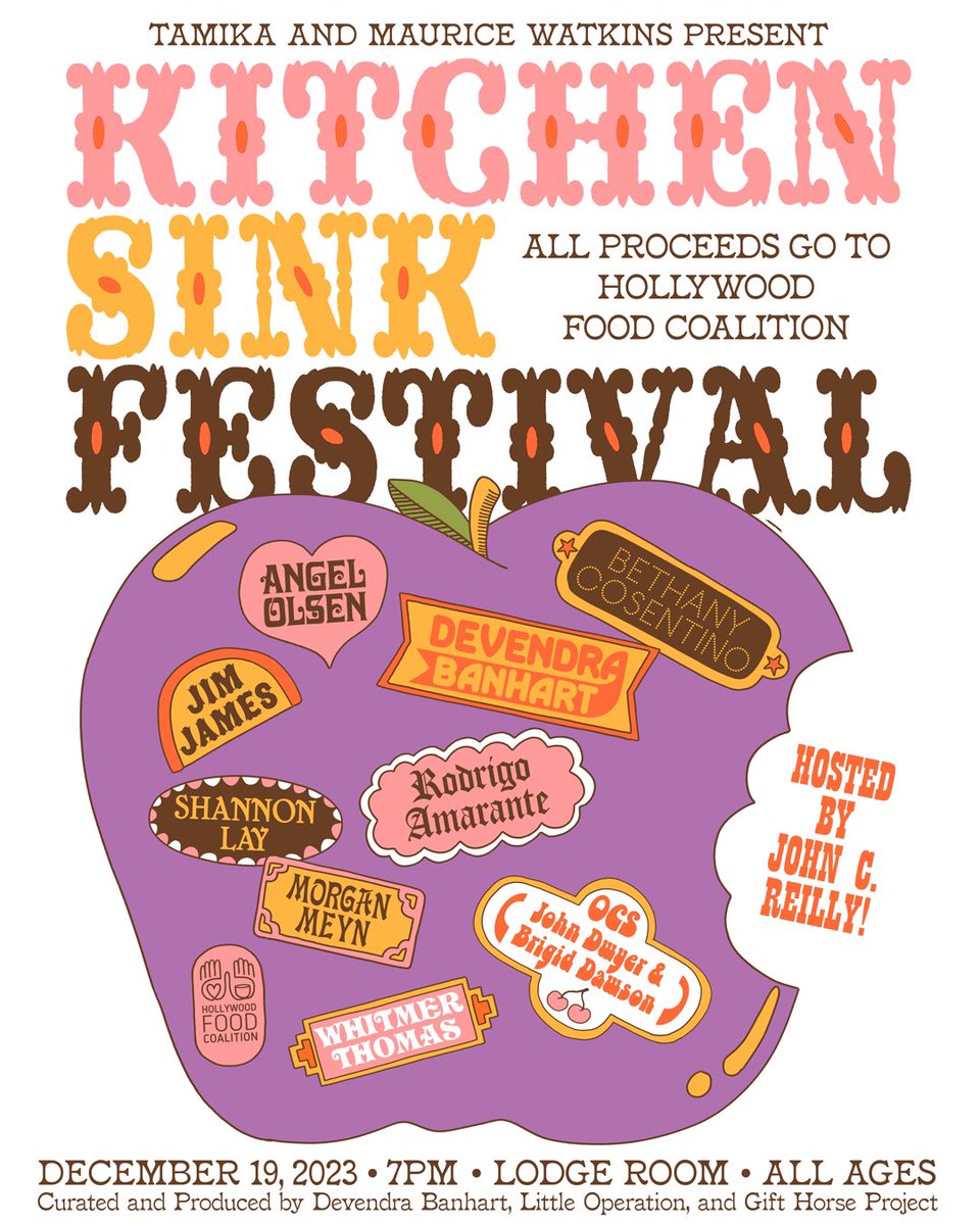 I’m playing kitchen sink festival on Tuesday in Los Angeles. Very few tickets remain lodgeroomhlp.com/shows/kitchen-…