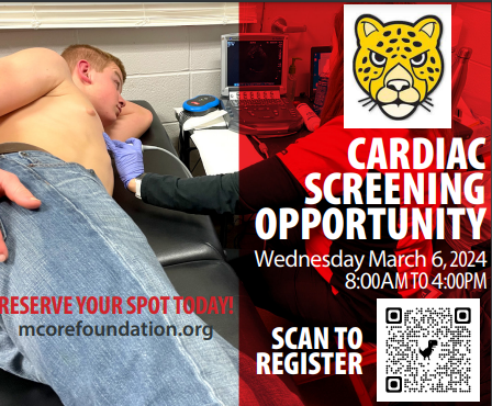 The MCORE Foundation will be on campus Wednesday, March 6, 2024, providing heart screenings to Saint Joseph Academy Athletes. Use this link to register today! mcorefoundation.org/scheduler_sche…