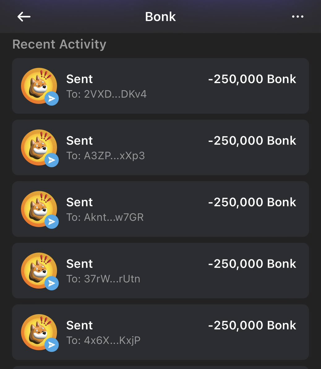 Giving away some $BONK randomly 💥 Drop your $SOL addy, follow & RT 🎁 Check your wallets in 24 hours ⏰