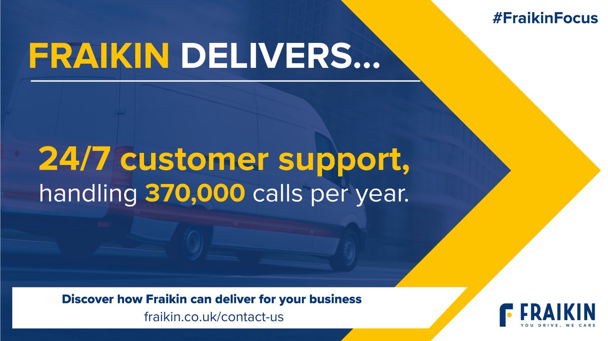 24/7 support is a commitment we make to every customer, with our dedicated Fraikin Service Centre team handling around 370,000 calls a year - always ready to deliver the help your business needs. 📞💻🤝🚚 

Learn more: fraikin.co.uk/contact-us

#FraikinFocus #DeliverABetterDay