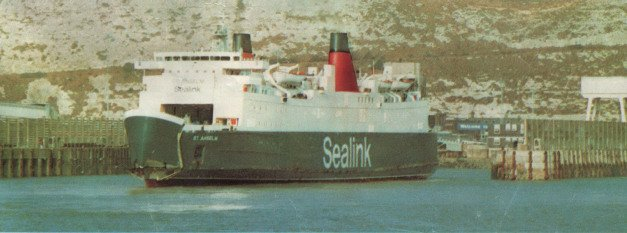 The 1980s, and a Sealink ferry leaves Dover, bound for Calais, taking freight, day trippers and holidaymakers across the Channel. 'Booze cruises' were popular back in the day, with people taking advantage of low-priced French beer and wine

#80s #Britain #life #nostalgia