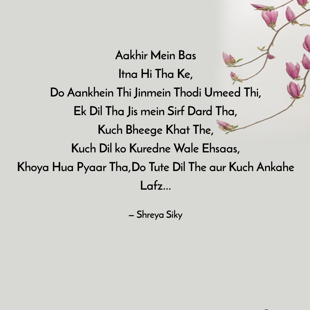 Those who know hindi,
#latenightthoughts for them...
Penned by me!!