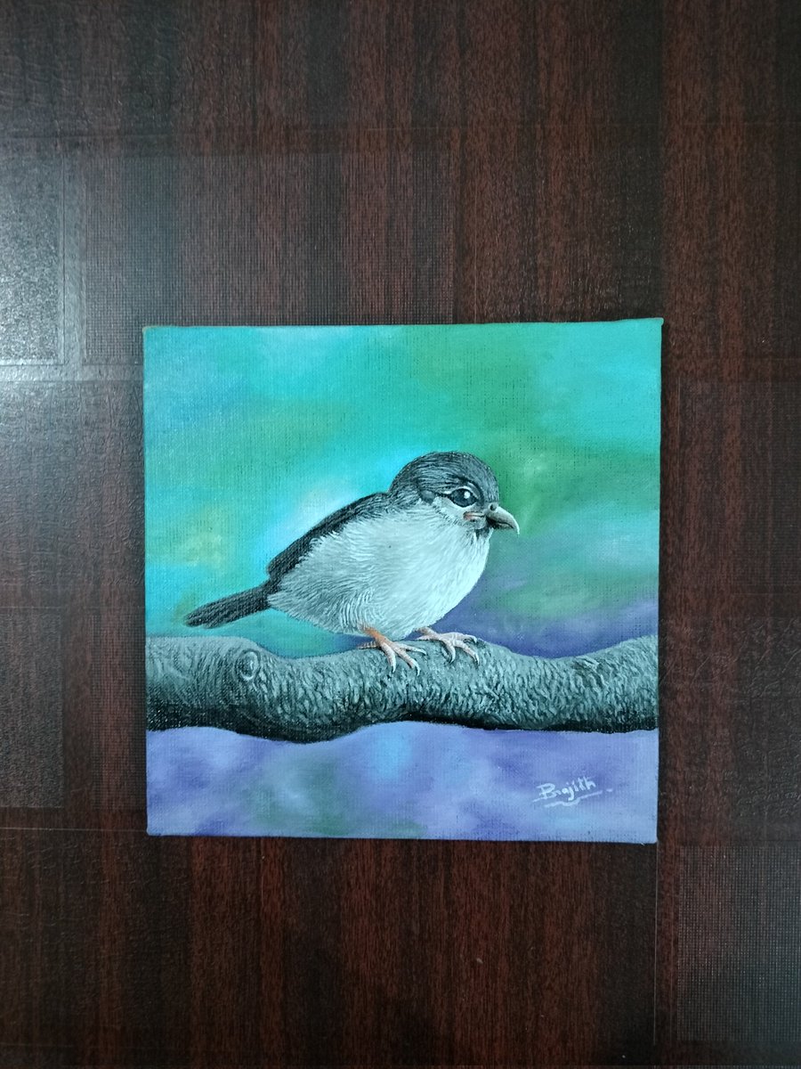 New Painting - Acrylic on canvas
#bird #birdpainting #AcrylicPaint #painting #art #artist #naturelovers #fineart @CFGart @art_workspace_ @BohanRob @FineArtAmerica @TopArtNews