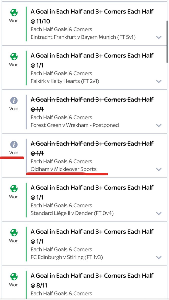 RyanMcMul98's tweet image. @SkyBet refusing to pay out full winnings on bet at the weekend. Voiding the oldham game. @OfficialOAFC have provided me with the full footage of the game and it has clearly won. Emailed @SkyBet with the full footage and timestamps and my account has been swiftly suspended.