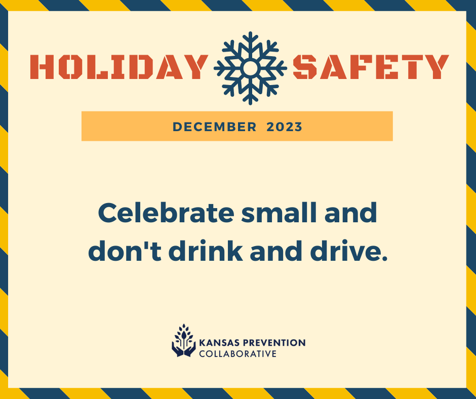 Illnesses increase around the holidays, so if you want to avoid getting sick, consider smaller celebrations. If you go out and drink alcohol, make sure you have a designated driver or use a rideshare app.
#ksprevention #HolidaySafetyTips