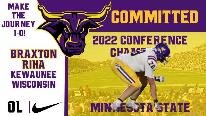 🚨Committed 🚨

<a href="/MinnStFootball/">Minnesota State Football</a> Let’s work!

<a href="/CoachHenning75/">Chad Henning</a> <a href="/CoachSchmies/">Justin Schmiesing</a>