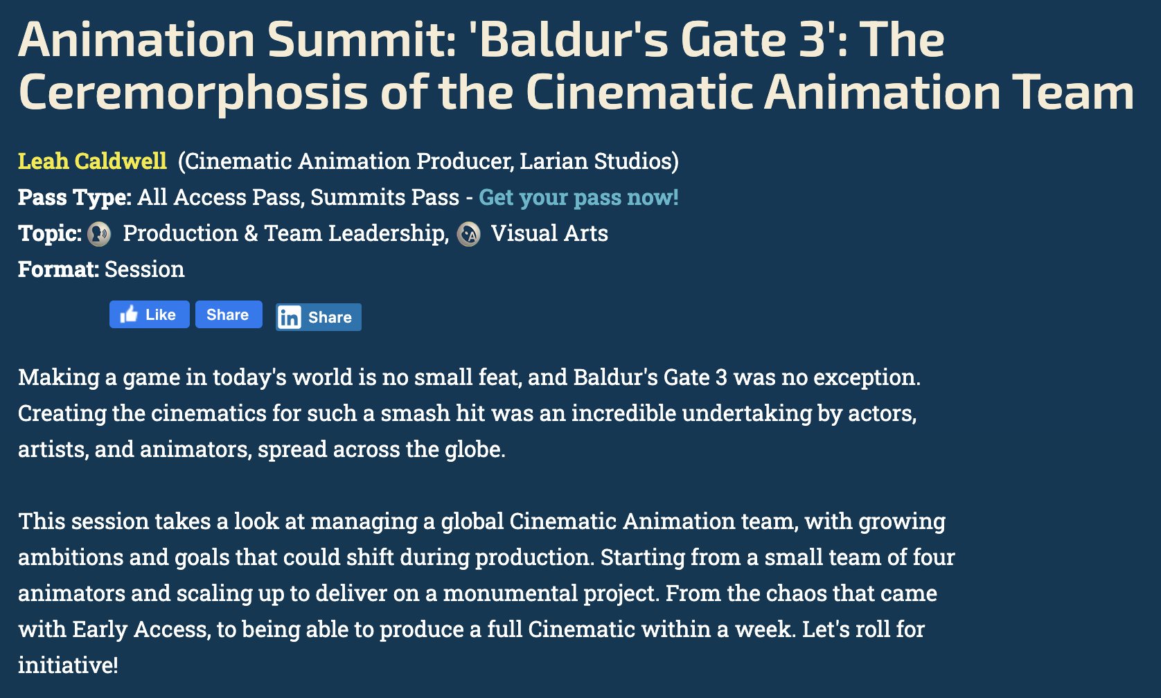 GDC on X: “Eager to know how the team behind #BaldursGate3 made 