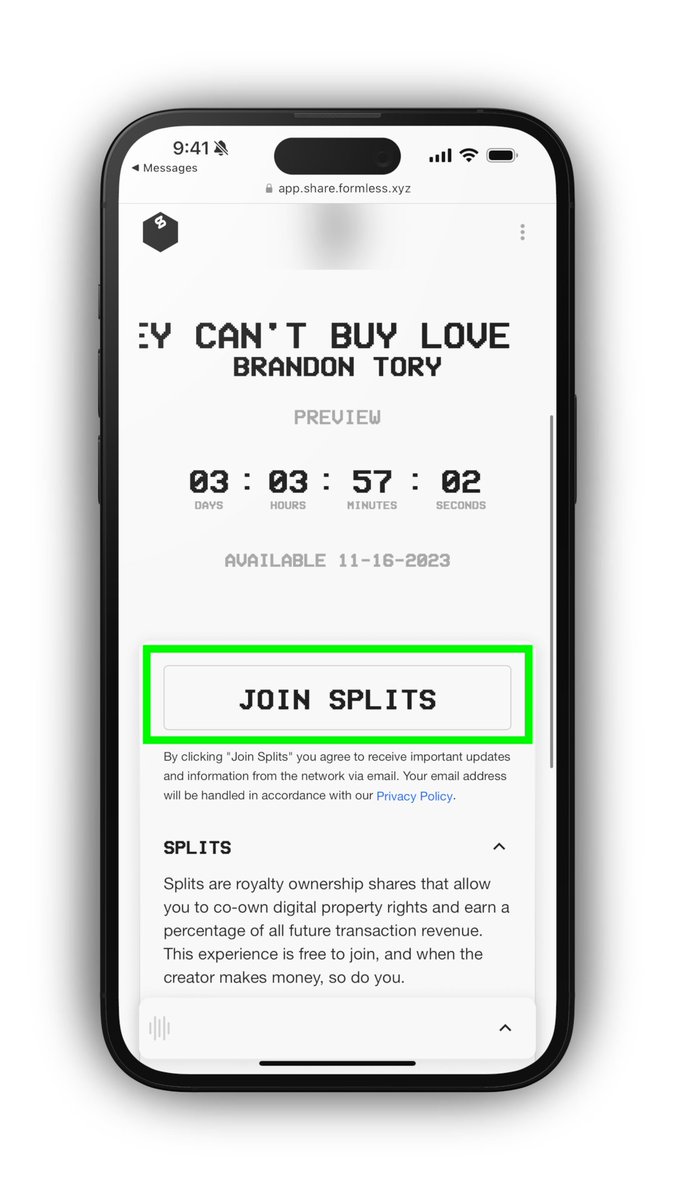 1/ "Money Can't Buy Love" Decentralized Song Release Case Study

Imagine an internet where people can share upside together, where incentives are strongly aligned, and where consumers get something they want––which is also fundamentally new.