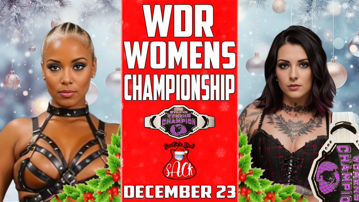 Hiatus (@wdr_2k) on Twitter photo December 23rd at Santa's Red Sack, we will have our fourth match which will be for the WDR Womens Championship where we will have Maggie Morgan <a href="/MaggieMorgan2K/">Maggie Morgan</a> defending against Corrine Amondi @AmondiCorrine! #WDR #EFED #WWE2K23 #CAWUNNITY December 23rd at Santa's Red Sack, we will have our fourth match which will be for the WDR Womens Championship where we will have Maggie Morgan <a href="/MaggieMorgan2K/">Maggie Morgan</a> defending against Corrine Amondi @AmondiCorrine! #WDR #EFED #WWE2K23 #CAWUNNITY