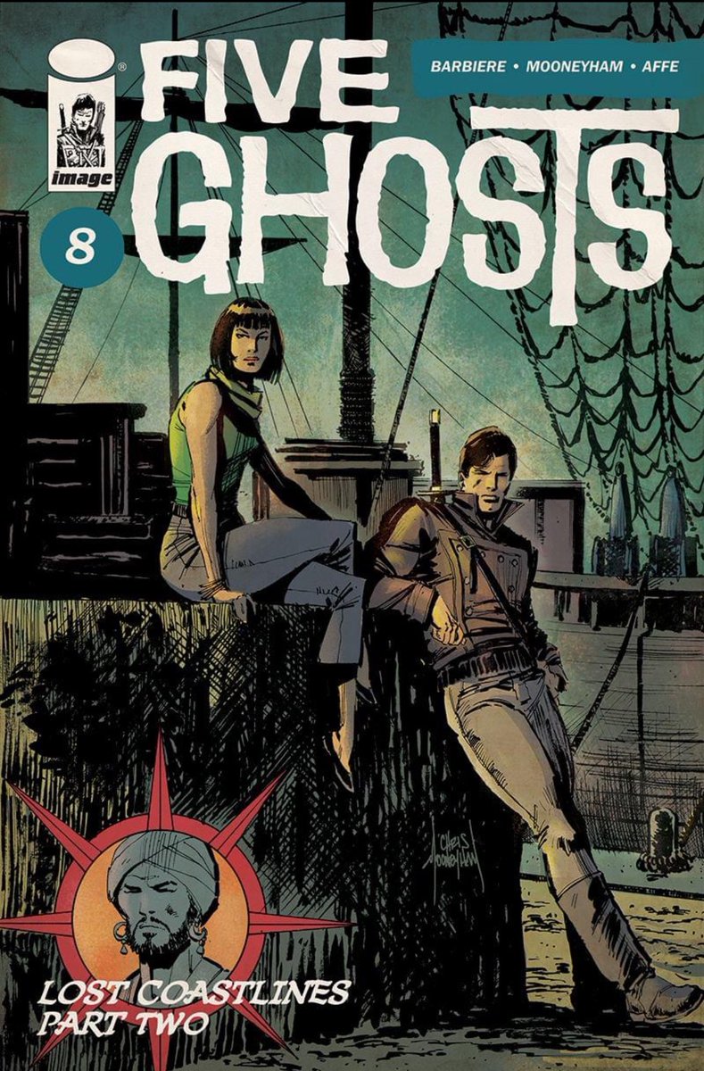 10 years ago, where does the time go? One of my favorite Five Ghosts covers from Mooneyham, @laurenaffe and @bigredrobot. Published by @ImageComics.