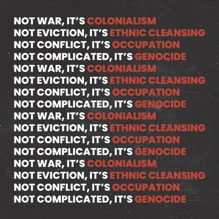 Pass it on

It's not conflict, it's "occupation".