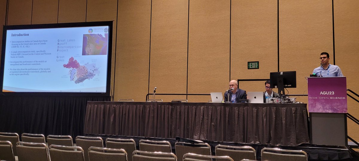 <a href="/MIsmlAhmed/">Mohamed Ismaiel Ahmed</a> presenting Nelson-churchill model intercomparison work at #AGU2023