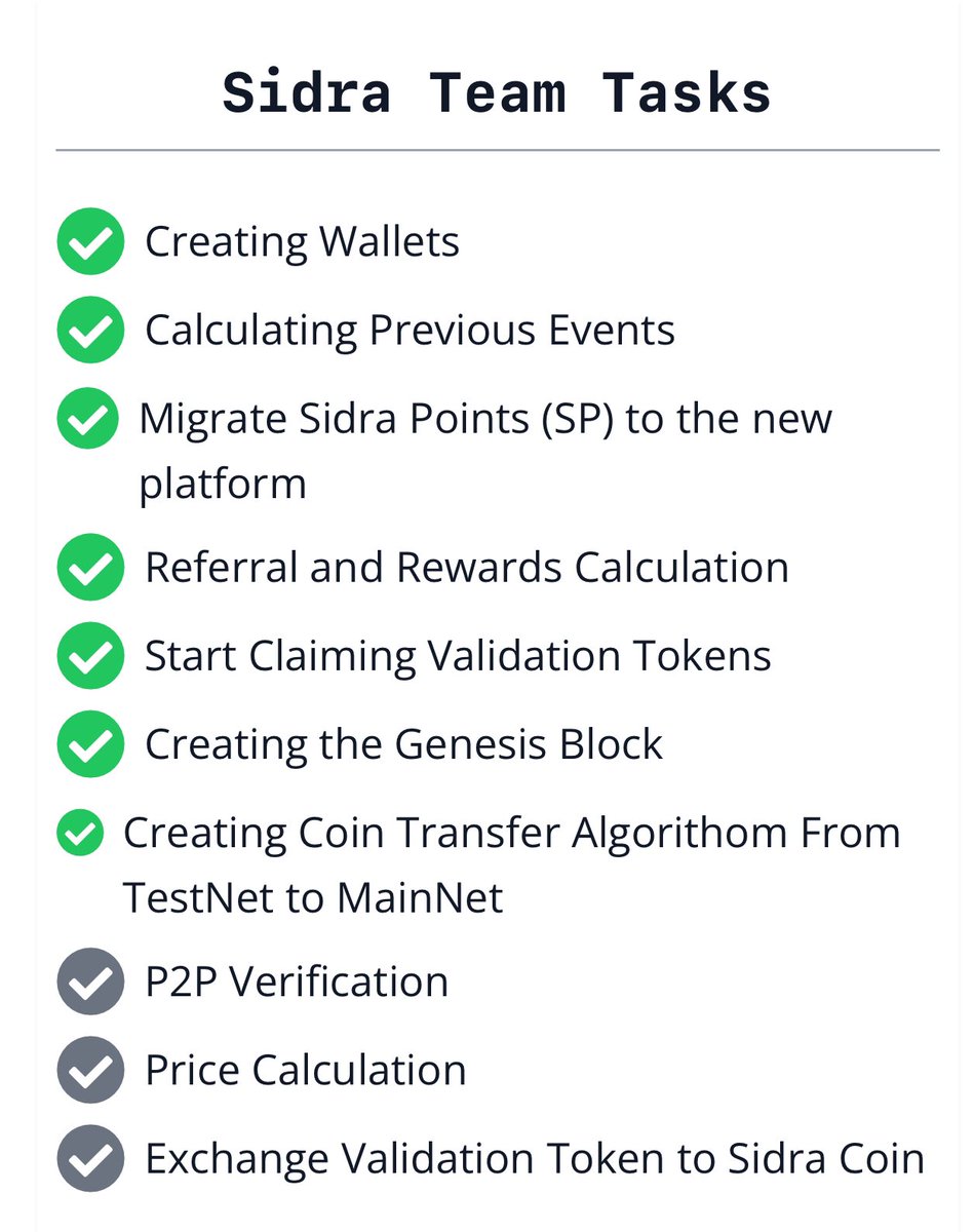 Our great #SidraFamily We are proudly announcing that we have made it to our Main Net and launched our Genesis block successfully. Now our next challenge is our p2p verification system. 🥳 🎂 🎉 #SidraChain