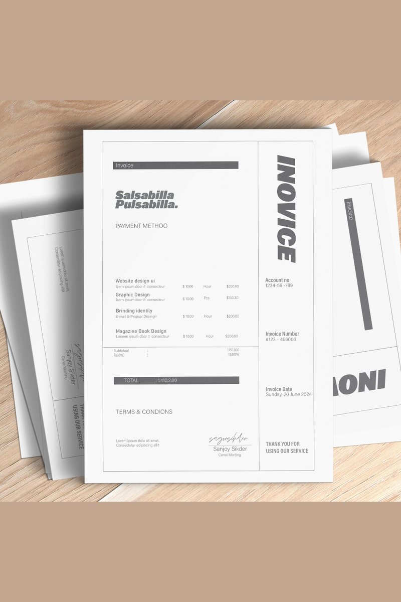 MunanHossainMia's tweet image. invoice Design
fiverr.com/s/YX8mVa
#business #choice #corporate #creative #diagram #element #graphadvertising #growthicon #idea #illustration #info #infographic #layout #marketing #process #profitstep #cloudcomputing #datadesign #display #graph #graphics #info #background