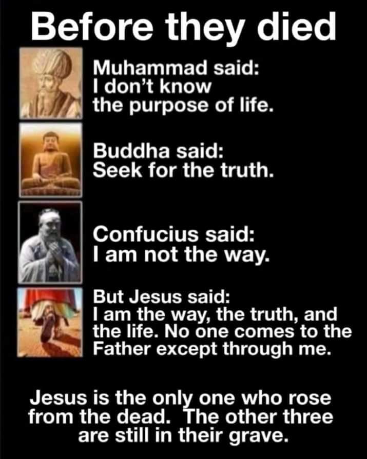 This is one time I can honestly admit, I believe everything these religious leaders say.

#religion #christianity #jesus #jesusistheway #jesusisthetruth #followjesus