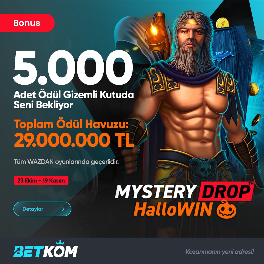 xBetkomGiris's tweet photo. Betkom Bonus

5.000 Adet Ödül Gizemli Kutuda Seni Bekliyor !

Toplam Ödül Havuzu 🎁

29.000.000 TL

Tüm WAZDAN oyunlarında geçerlidir.

Mystery Drop HalloWIN 🎃

Detaylar için https://t.co/17AVaZG7ez ' u ziyaret etmeyi unutma ! https://t.co/MBn4Ie43xl