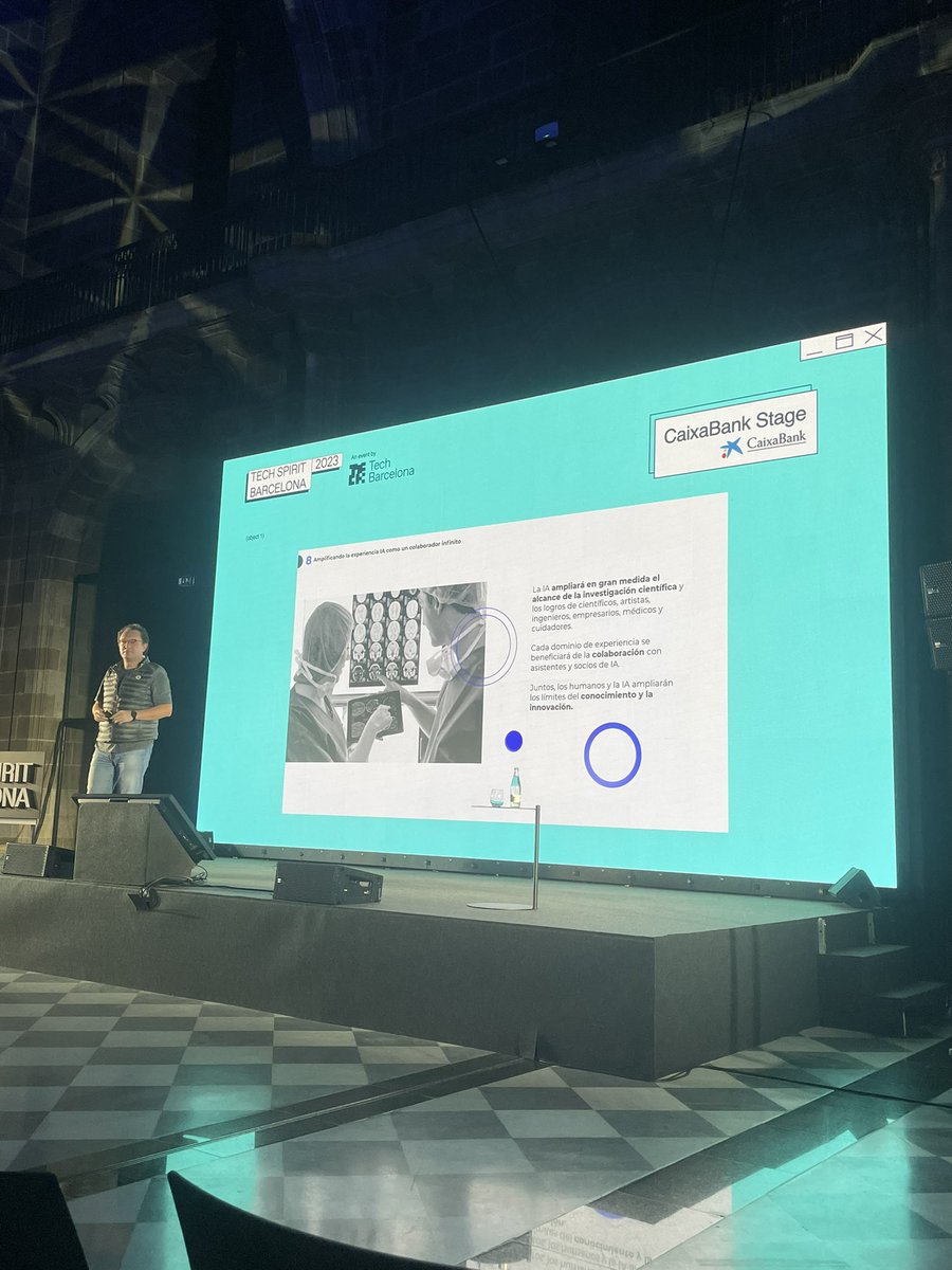Jordi Torrent (@jortorrent) on Twitter photo "De aquí 5 años habrá 1 billion companies con sólo cuatro empleados debido a la #AI" Brutal <a href="/aleixvalls/">Aleix Valls</a> #TechSpiritBarcelona "De aquí 5 años habrá 1 billion companies con sólo cuatro empleados debido a la #AI" Brutal <a href="/aleixvalls/">Aleix Valls</a> #TechSpiritBarcelona
