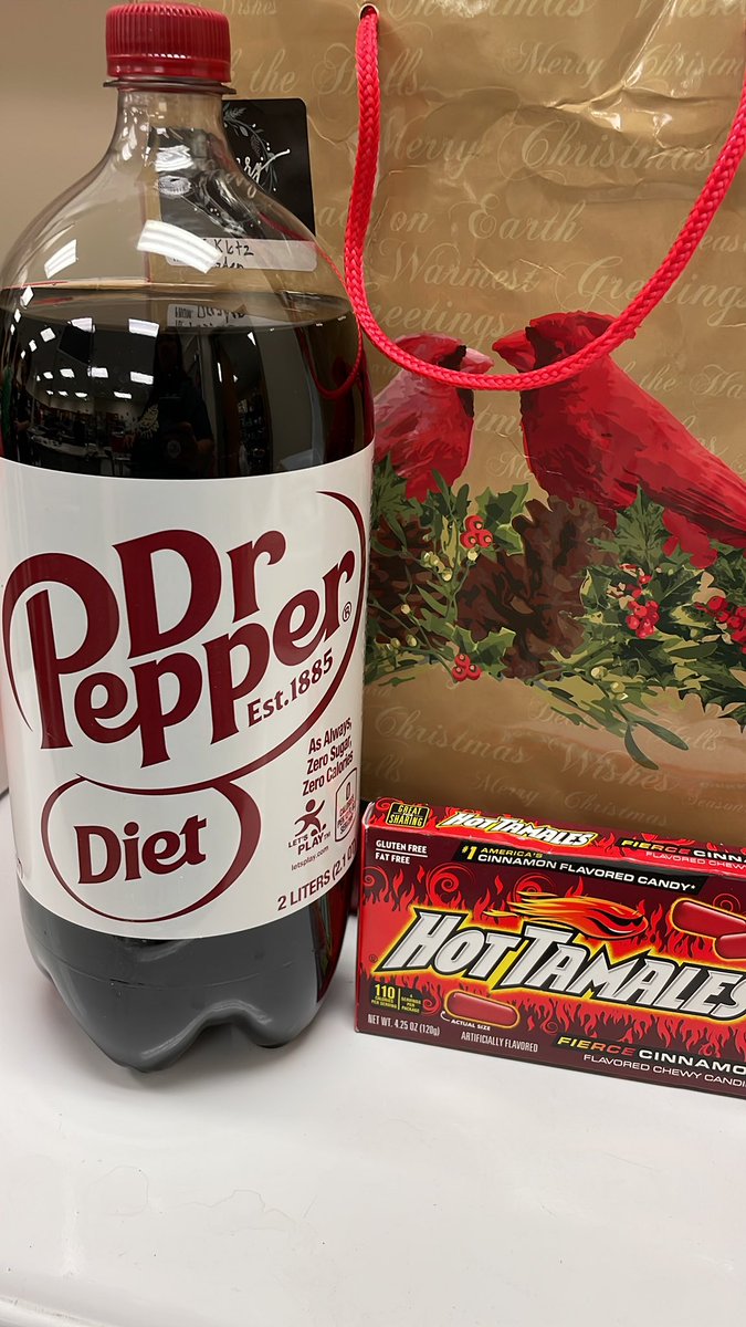 One of my students knows the way to my heart!  Just a couple of my favorite things!!  Thank you!!  #sms_wildcats #grateful