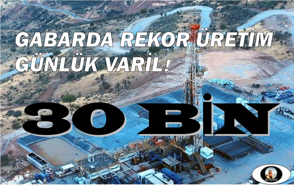 PKK YUVALARINDAN ARTIK PETROL ÇIKARTIYORUZ!

Bu başarı, ülkemizin enerji bağımsızlığına doğru attığı sağlam adımların bir yansımasıdır...

Gabar’da rekor üretim!🇹🇷 Günlük 30.000 varil petrol🛢️

Şırnak Gabar Dağı bölgesinde, Şehit Esma Çevik ve Şehit Aybüke Yalçın sahalarında