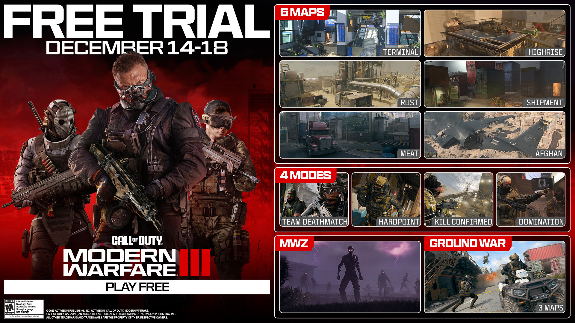 CharlieIntel on X: &ldquo;Call of Duty: Modern Warfare 3 Free Trial 