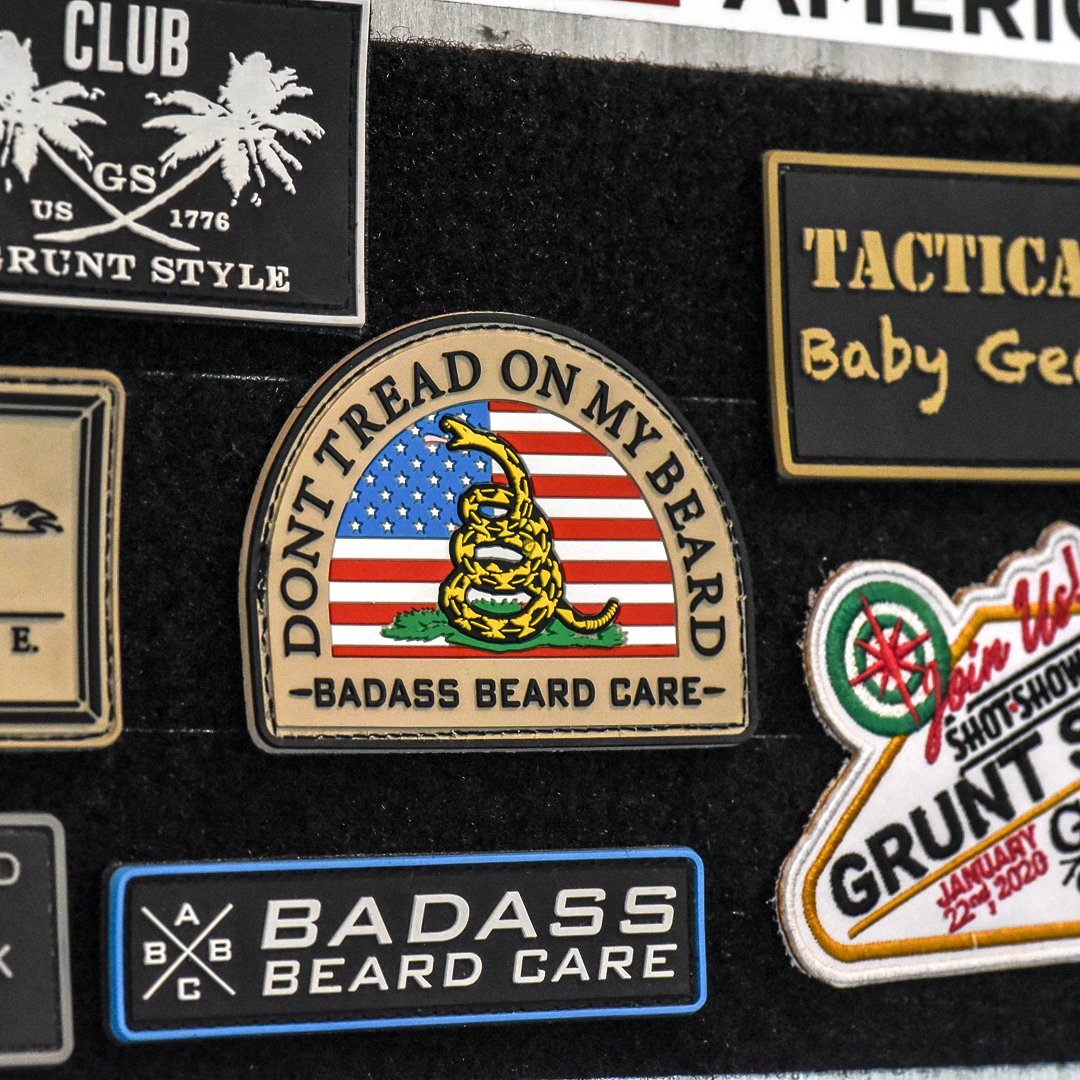 Save 50% on all Badass #stockingstuffers - including new BABC #tactical patches [only $4] 🔥 🎁Shop Now: badassbeardcare.com/collections/sw…