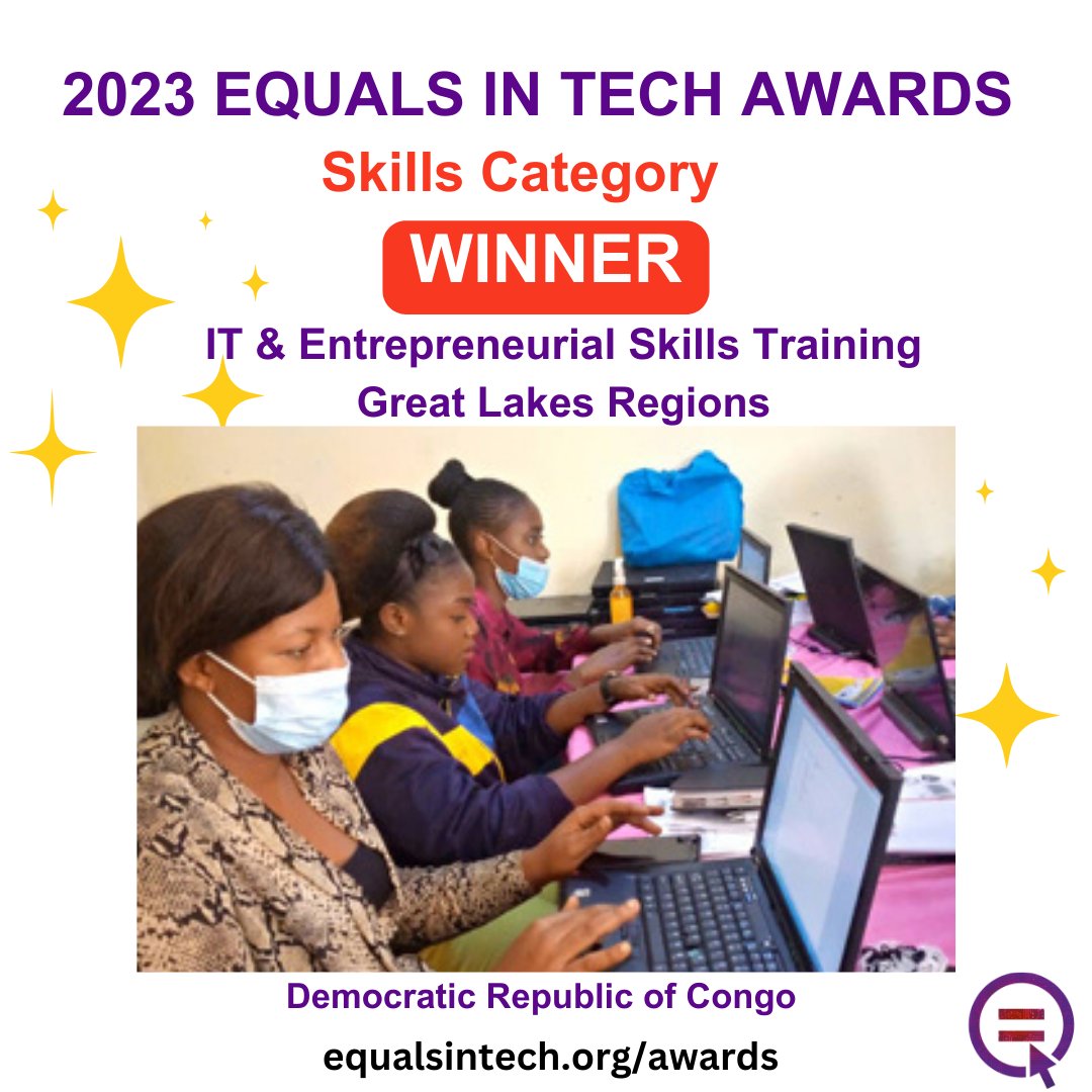 Meet the winners of the #EQUALSinTech Awards in the Skills category! IT and Entrepreneurial Skills Training programme is combined with a community education and awareness programme and covers a range of themes related to gender equality. Congratulations! alpha-ujuvi.org