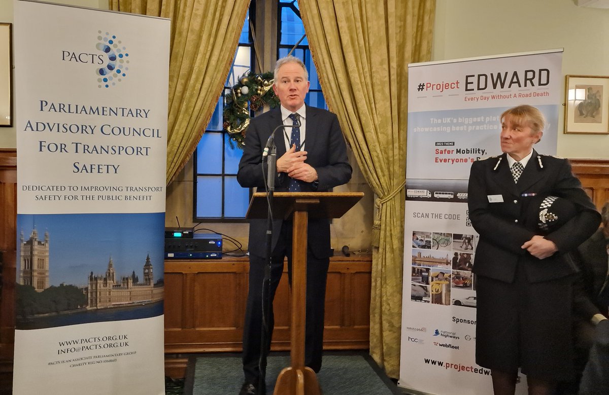 We were honoured to partner with @ProjectEdward to host a reception bringing together parliamentarians and stakeholders who support the important work of raising awareness of #roadsafety issues across the UK. Great to see so many MPs and Lords in attendance #transportsafety