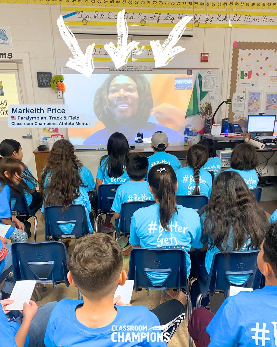 Classroom Champions (@classroomchamps) on Twitter photo A Paralympian video chatting with YOUR students? That's the type of connection we make happen. ๐ Athlete Mentors guide your students through conversations about goal setting, perseverance, teamwork, and how to navigate challenging emotions. GAME CHANGER.
๐ธ <a href="/andersonschamps/">Ashley Anderson</a> A Paralympian video chatting with YOUR students? That's the type of connection we make happen. ๐ Athlete Mentors guide your students through conversations about goal setting, perseverance, teamwork, and how to navigate challenging emotions. GAME CHANGER.
๐ธ <a href="/andersonschamps/">Ashley Anderson</a>