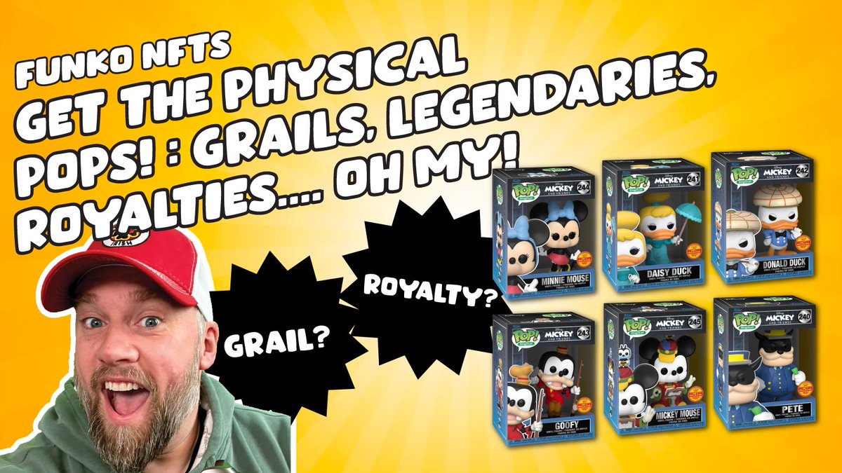 Happy #MickeyandFriends NFT Drop Day!!

If you're thinking about collecting for the first time, I've got the low down on getting those Physical Pops! in my latest video: youtube.com/watch?v=V-zdsd…