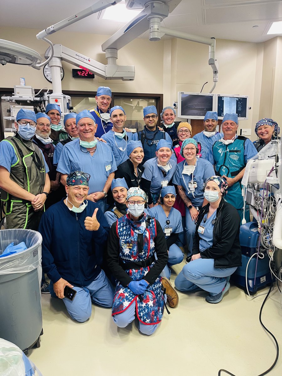 Our team at Vanderbilt performed the World's first case of InnoValve TMVR larger valve size! Incredibly proud of our amazing Valve, Research, Cath lab, Imaging and Anesthesia teams! Thanks to <a href="/ChetRihal/">Chet Rihal</a> and InnoValve  

<a href="/colinbarkerMD/">Barker</a>