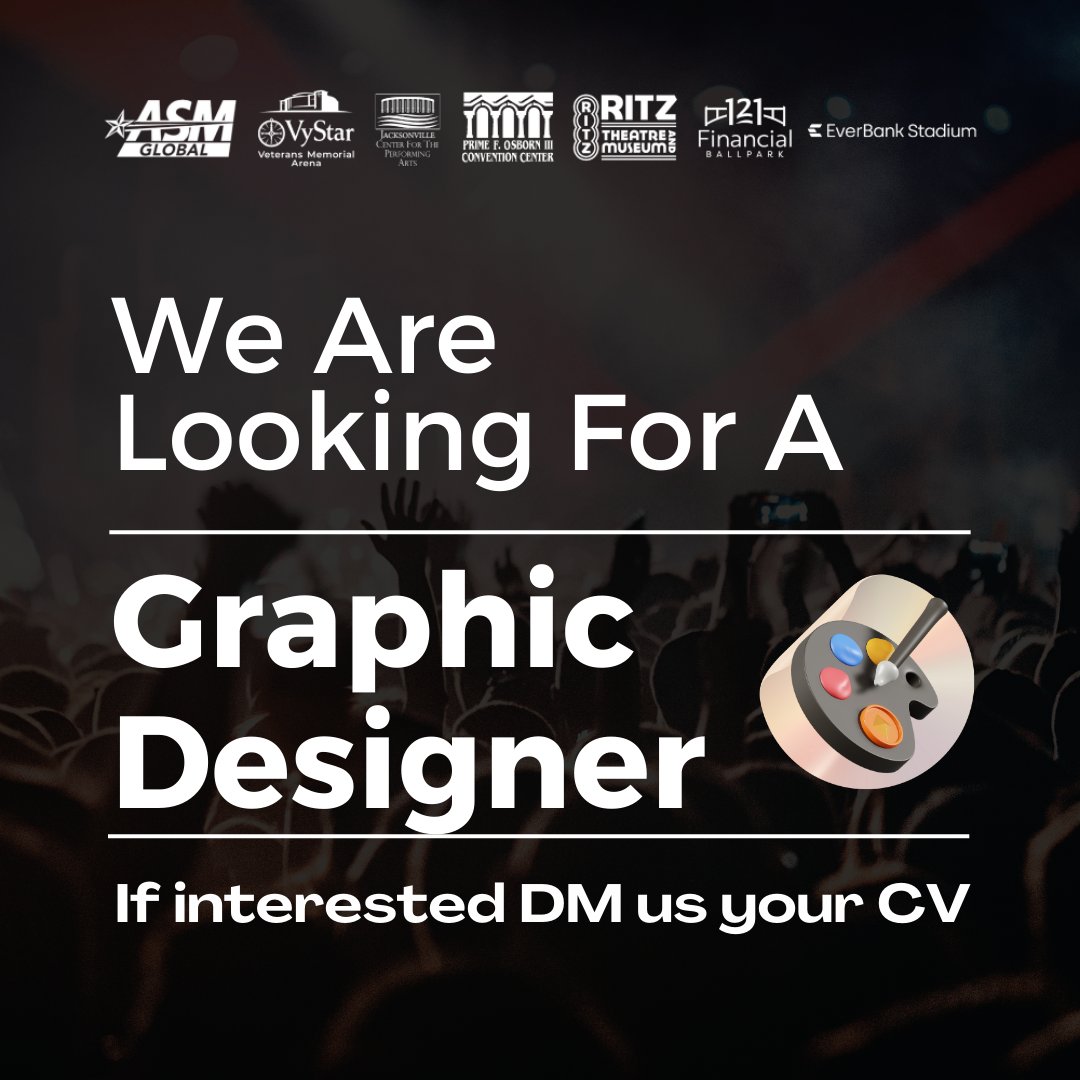 Calling all graphic designers! 📣

Free lance opportunity available DM us for details!!  

Live only happens once join the JaxEvents team!!