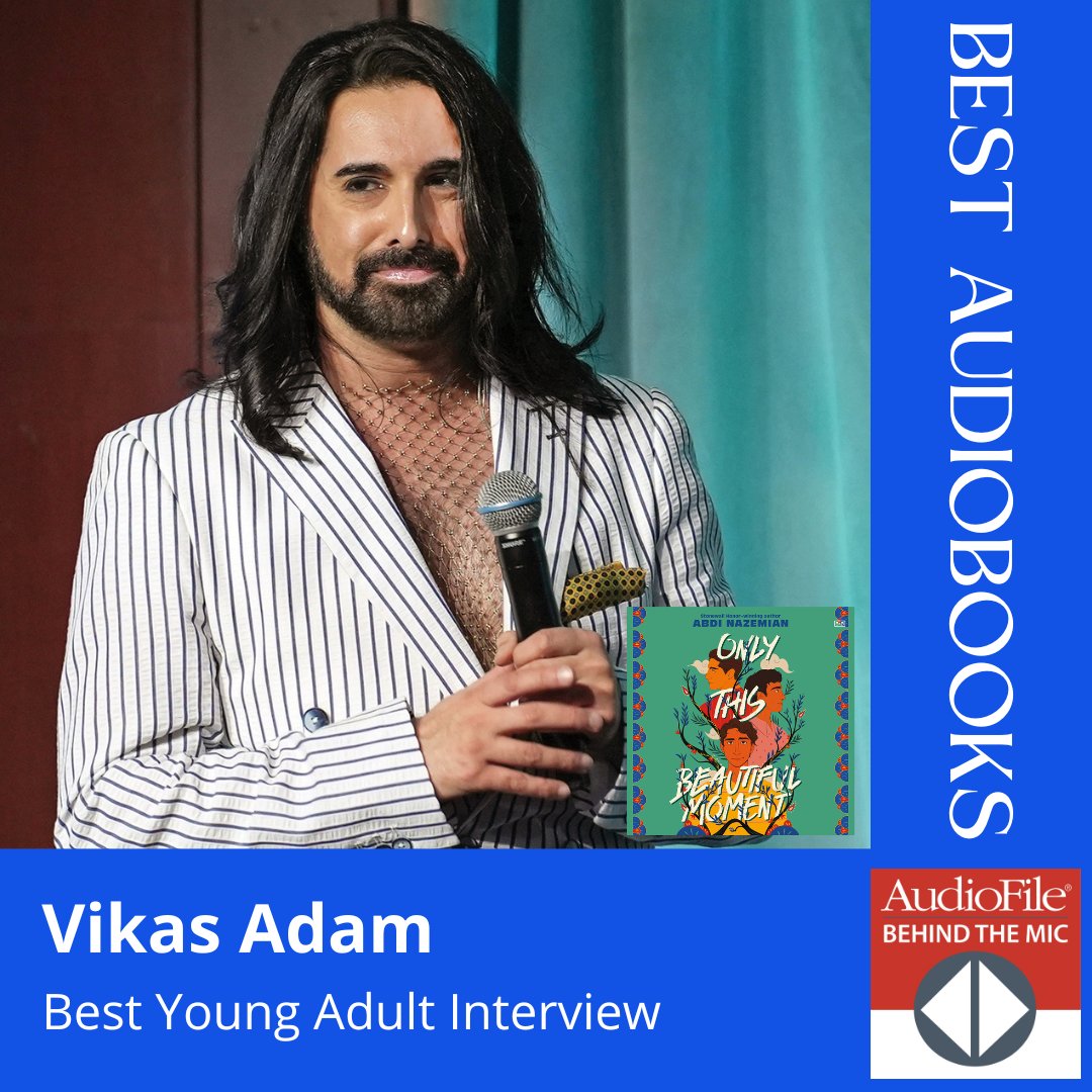 🎧 New Ep: @vikasadam joins @mleecobb to discuss @Abdaddy's ONLY THIS BEAUTIFUL MOMENT, which he co-narrated along with Fajer Al-Kaisi and Iman Nazemzadeh. It’s one of AudioFile’s 2023 Best Young Adult Audiobooks. @HarperAudio bit.ly/3M8l2JP