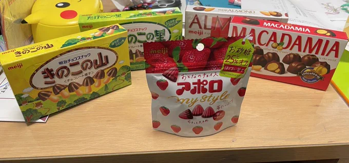 朝あげたポスト周り汚いから消せと言われて消したけども改めてファミマ突撃しました。シービーとローレルいただきました!チョコの数えぐい!一向撮り忘れてる!#ウマ娘 