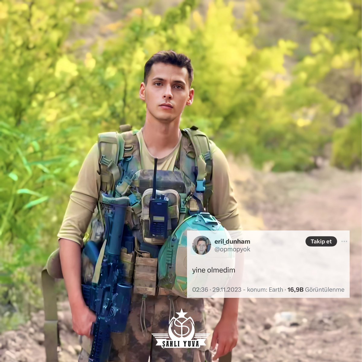 2021 Kara Harp Okulu Anafartalar Taburu mezunu Piyade Teğmen Eril Alperen Emir şehit olmuştur. Ruhu şâd, mekanı cennet olsun. Sen daima kalbimizde yaşayacaksın komutanım!