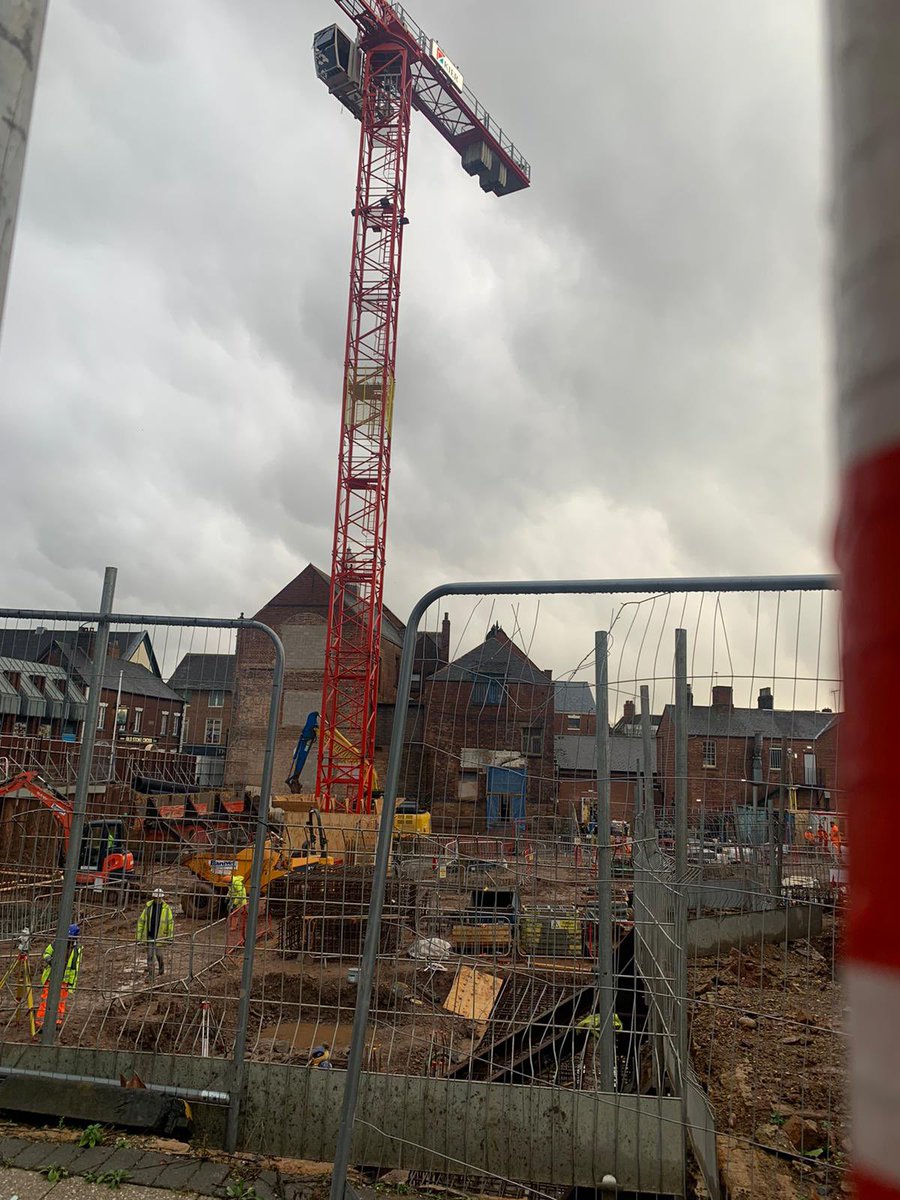 meanwhile @hounsome12345 is on site at Tamworth with @kiergroup on our town centre project for @southstaffs @educationgovuk @TamworthCouncil #creatingspaces #fectf