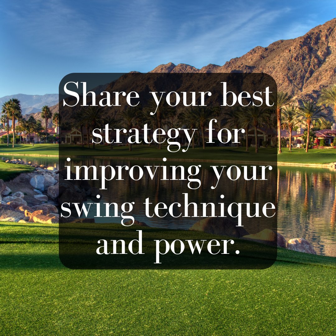 PutterHead21's tweet image. ⛳️💪 Swing Talk! 🏌️‍♂️✨ What&apos;s your top strategy for leveling up your swing technique and power on the golf course? Drop your favorite tips and tricks below, and let&apos;s create a swing revolution together! 🔥🔄 #SwingStrategy #GolfTips #PowerfulSwings 🚀👟