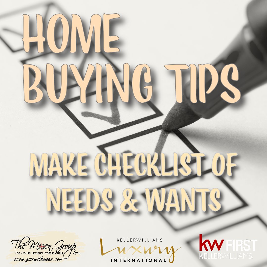 Put on paper what features you are interested in your next home. This will keep you focused when you are ready to purchase. #homebuyingtips #midmichiganliving. #michiganrealestate #homesforsalemichigan #midmichiganlistings #realestateexpert #kellerwilliamsfirst #buyerspecialist