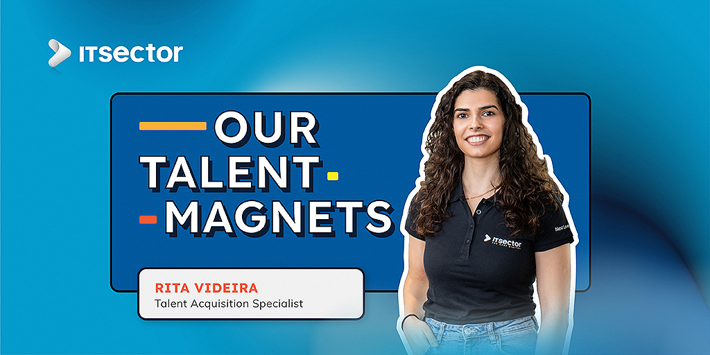 ITSector_SA's tweet photo. Meet Rita Videira! The Talent Magnet with the easiest smile, who has been working on our #TheNextLevel team for two years now, doing what she loves the most: meeting new people and being in contact with different realities ⭐

#DigitalTransformation #Recruitment #TalentMagnets https://t.co/ev1DIlSfJc