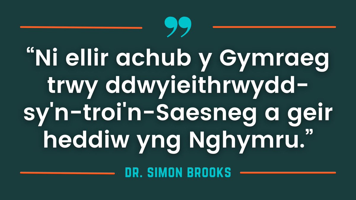 DrosYGymraeg's tweet photo. "Ni ellir achub y #Gymraeg ond trwy Gymraeg." meddai Dr #SimonBrooks yn y llyfr "Pa Beth yr Aethoch Allan i'w Achub." Dysgu rhagor. https://t.co/adcW6b7FvL
Diolch @henbapur @davies_lal @yrieithydd @TrewzS @catrinms @PlaidLles @beicioheddwyn @llyrwilliams93 @SerenSiwenna @hywelm https://t.co/9jq25aS2pU