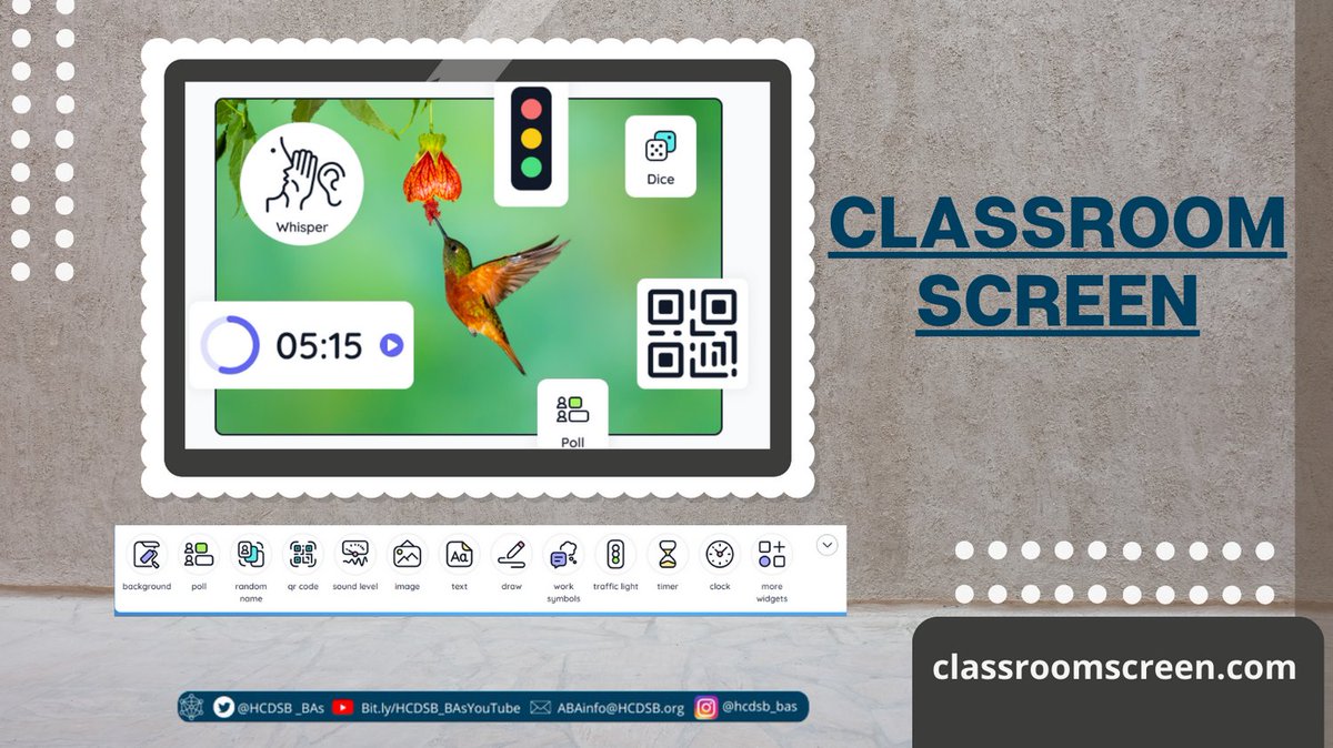 Stay Consistent with ClassroomScreen.com – The Whiteboard