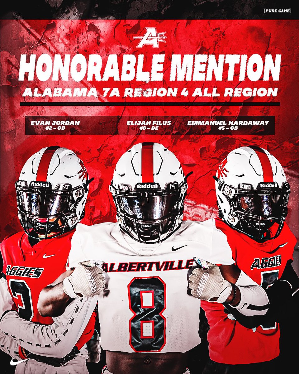 Albertville Football (@albertvillefb) on Twitter photo 7A Region 4 All Region Honorable Mention Selections:
<a href="/taeshiestyy/">evan jordan</a>
<a href="/elijahfilus8/">Elijahfilus</a>
<a href="/EmmanuelHardaw4/">Emmanuel”Eman”Hardaway 😴⭐️</a> 7A Region 4 All Region Honorable Mention Selections:
<a href="/taeshiestyy/">evan jordan</a>
<a href="/elijahfilus8/">Elijahfilus</a>
<a href="/EmmanuelHardaw4/">Emmanuel”Eman”Hardaway 😴⭐️</a>