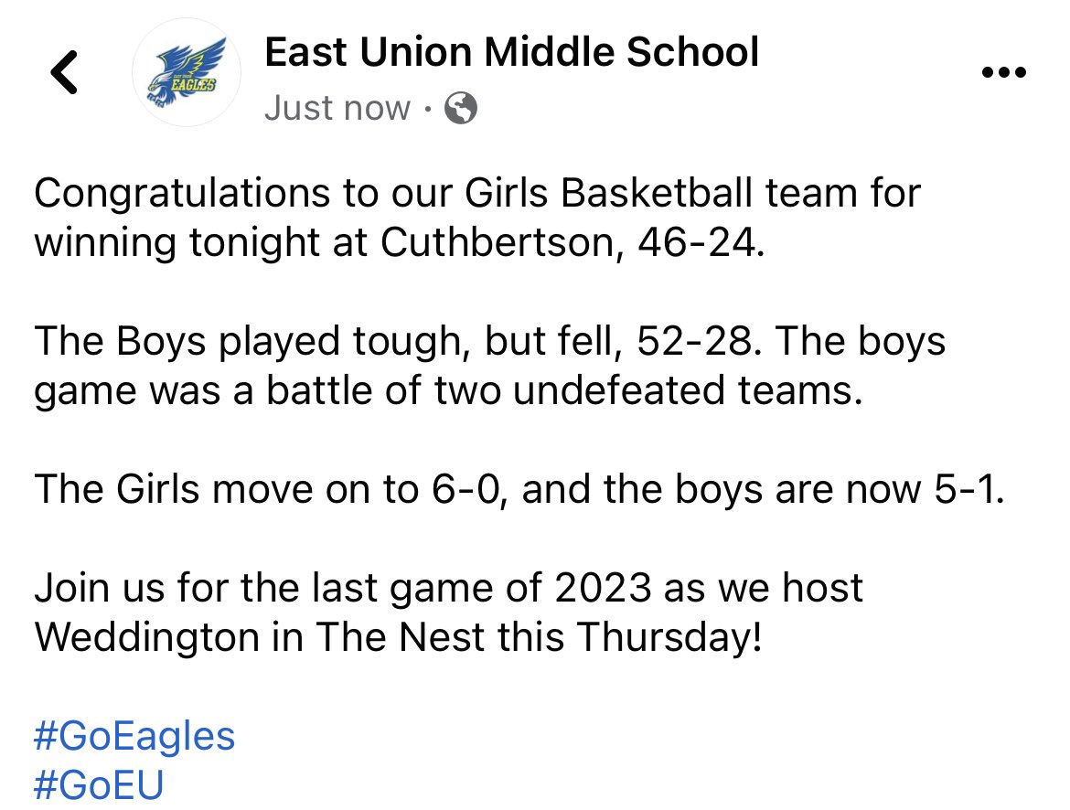 East Union Volleyball Boys Union County Public Schools