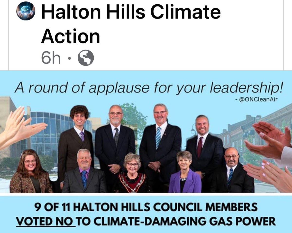 Way to go #HaltonHills Council and our local allies Halton Hills Climate Action!