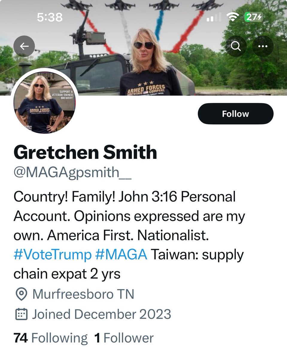 Please report this scam account👇🏽 .@MAGAgpsmith__