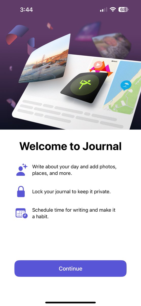 theapplehub's tweet image. What do you think of the new Journal app? Will you use it?