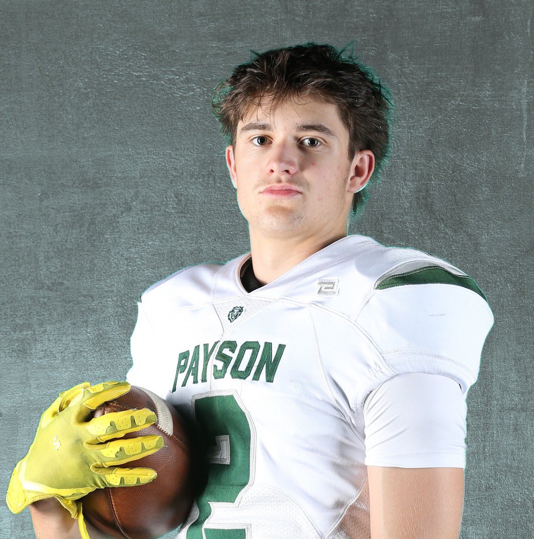 Payson High School Football Official (@lionfootballphs) on Twitter photo Congratulations to <a href="/dylan_wall2/">Dylan wall</a> for being nominated as an all-state honorable mention.
The c/o 24 WR had 69 receptions, 797 yards receiving and 7 receiving touchdowns.
A playmaker on both sides of the ball.
Nicely done Dylan on a successful high school career. Congratulations to <a href="/dylan_wall2/">Dylan wall</a> for being nominated as an all-state honorable mention.
The c/o 24 WR had 69 receptions, 797 yards receiving and 7 receiving touchdowns.
A playmaker on both sides of the ball.
Nicely done Dylan on a successful high school career.